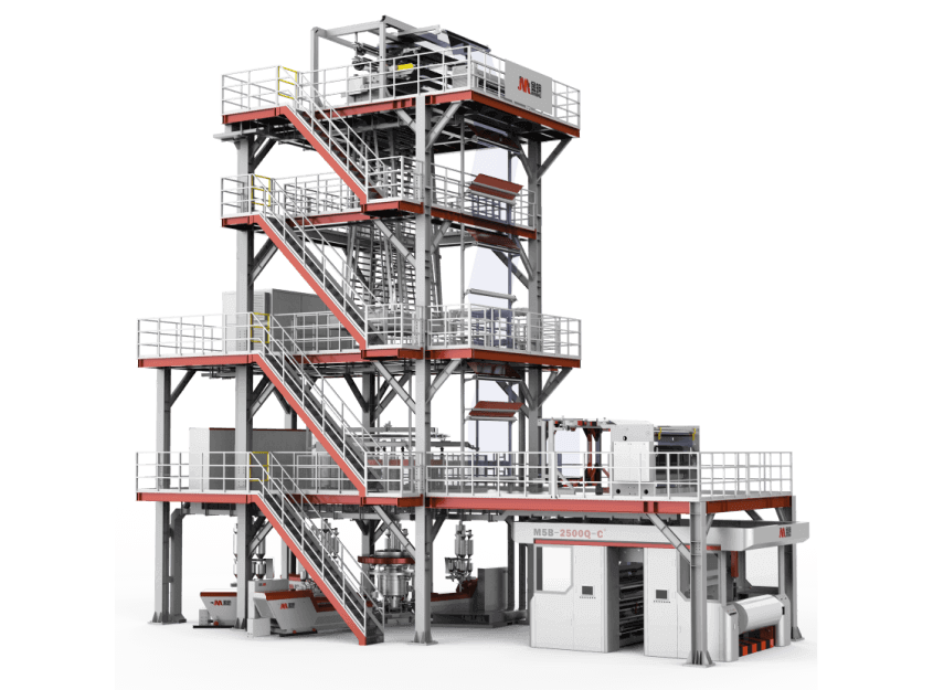 3, 5 Layer Blown Extrusion Non-barrier Stretch Film Machine